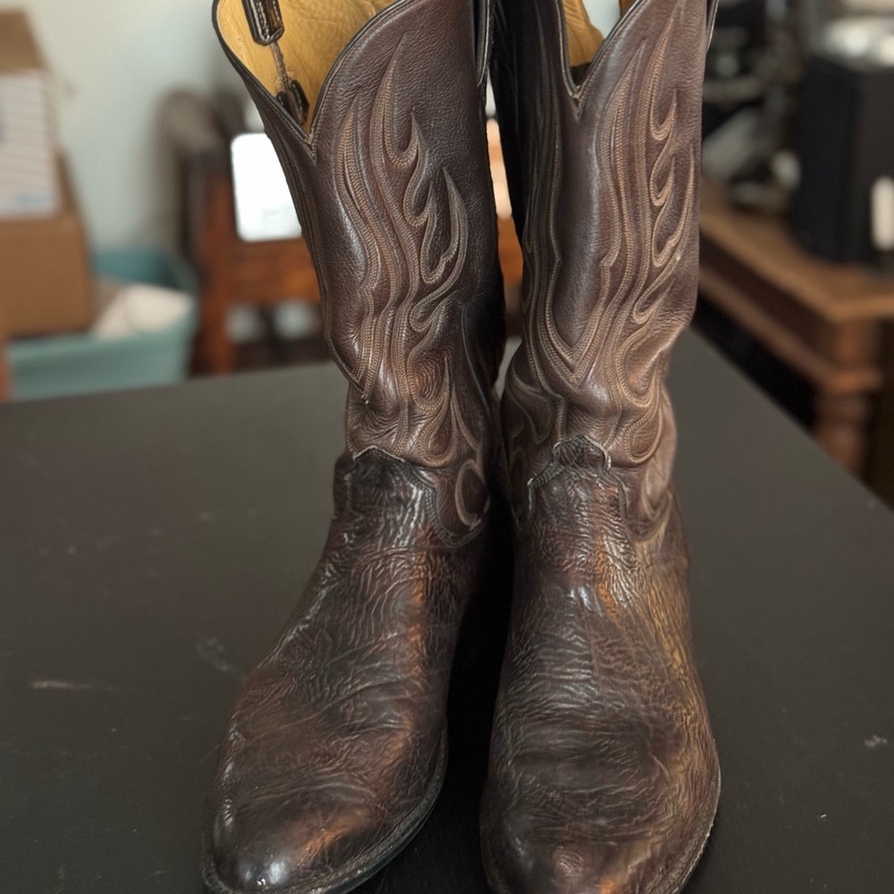 Murga Boot Company. Cowboy/Western Boots, leather, excellent.